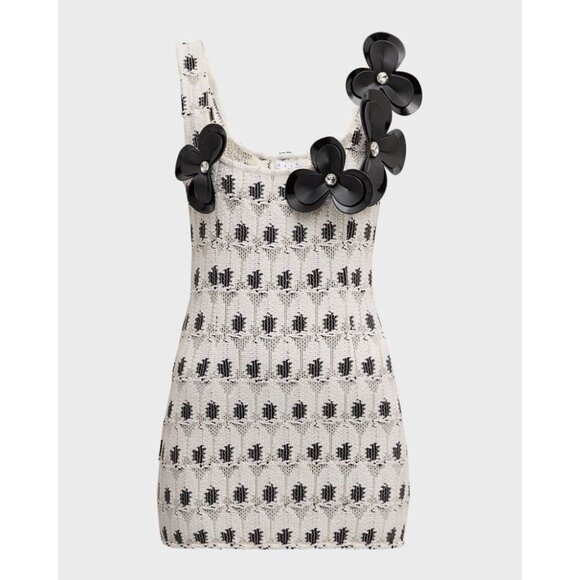 AREA Eye Lace Tank Minidress SIZE S - Picture 1 of 9